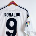 maillot vintage du Real Madrid domicile 2009/2010 floqué Ronaldo