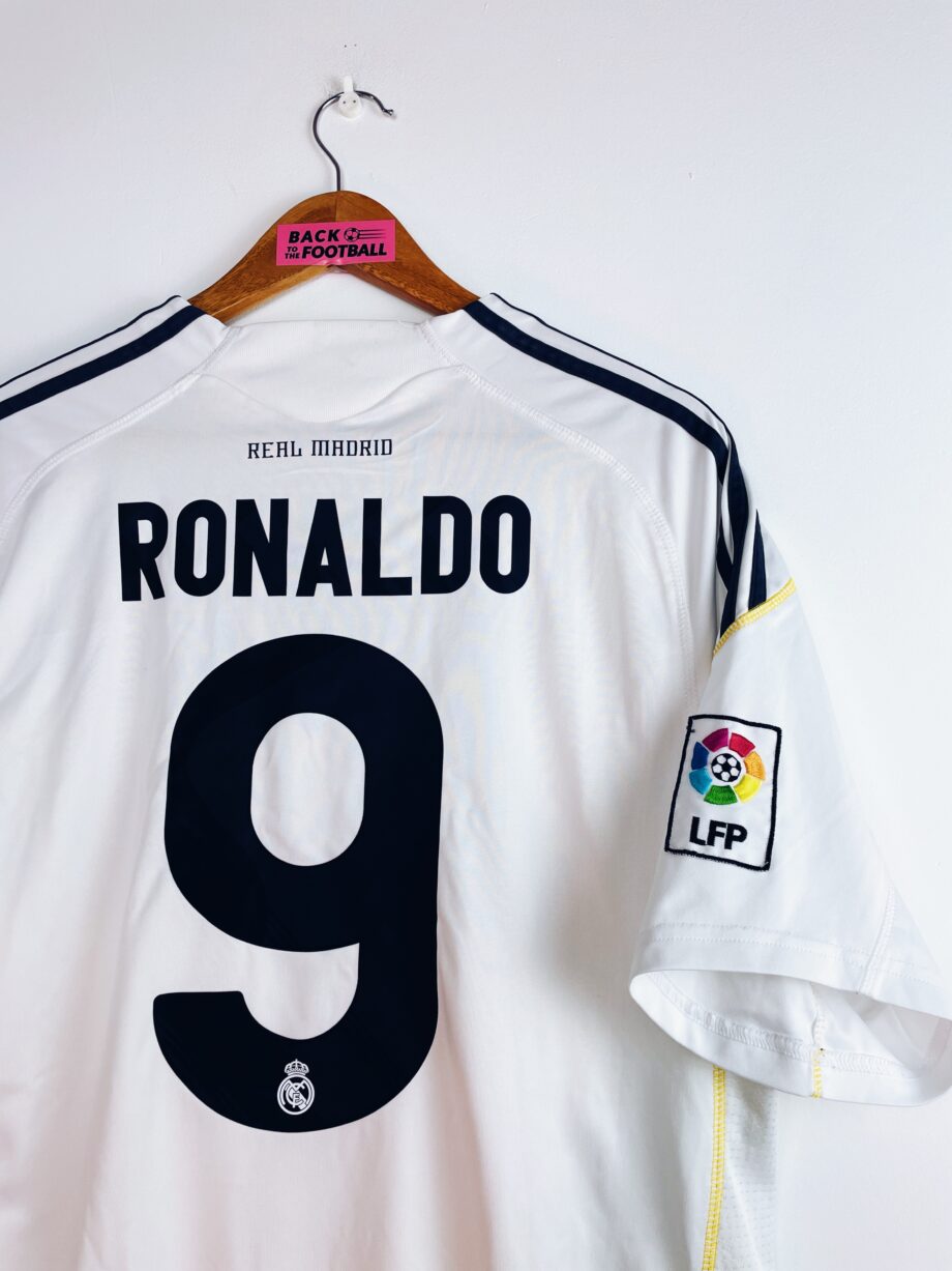 maillot vintage du Real Madrid domicile 2009/2010 floqué Ronaldo