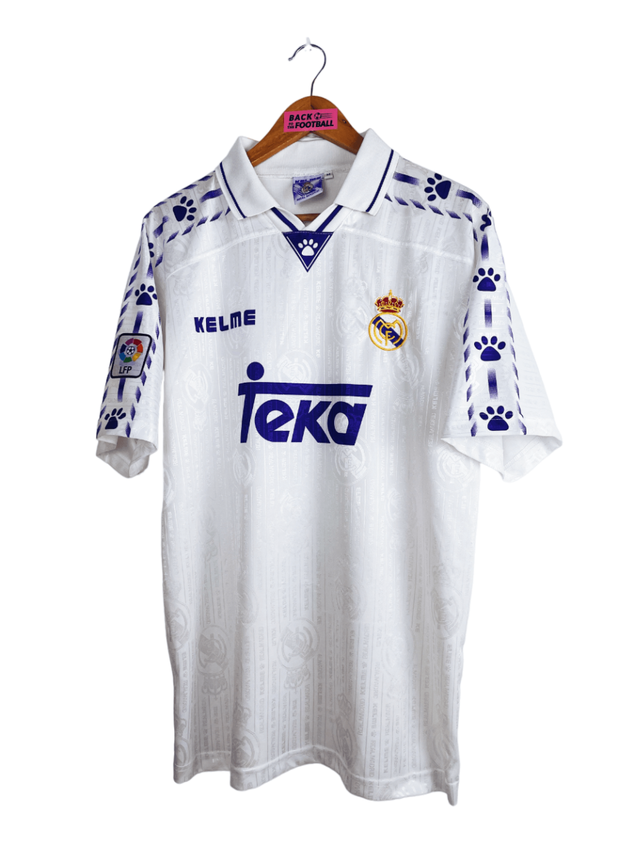 maillot vintage du Real Madrid 1996/1997 domicile