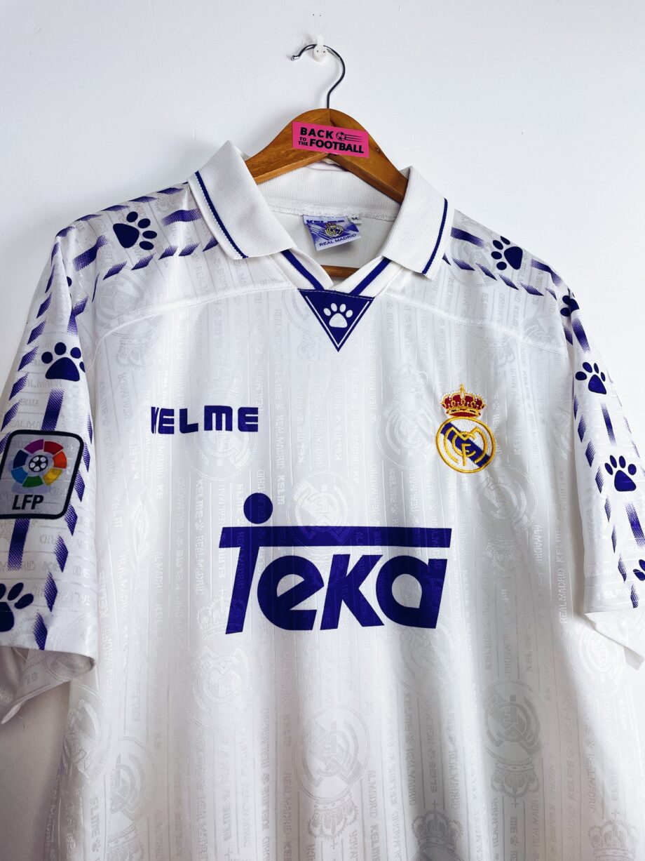 maillot vintage du Real Madrid 1996/1997 domicile