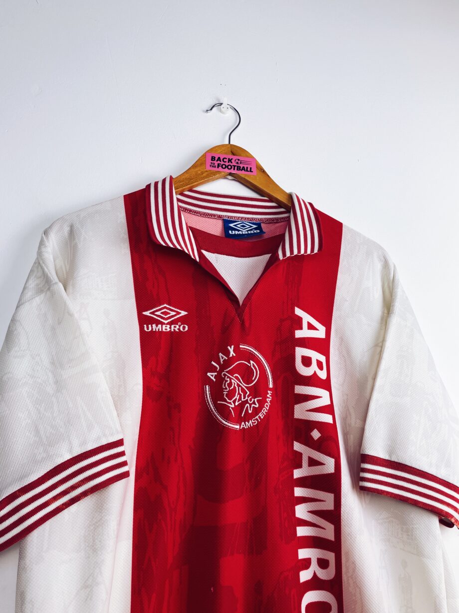 maillot vintage de l'Ajax d'Amsterdam 1996/1997 domicile