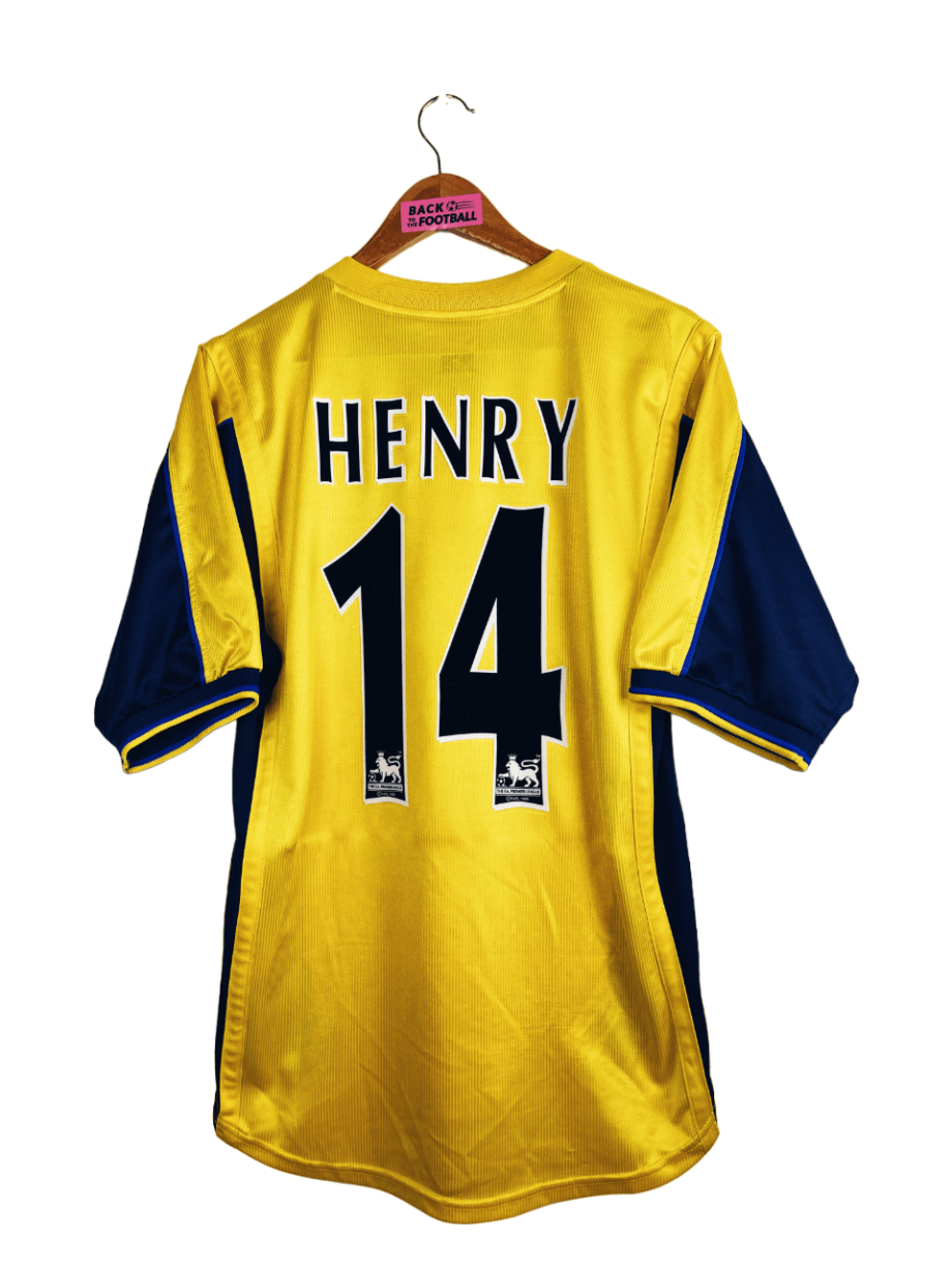 maillot vintage d'Arsenal 1999/2000 extérieur floqué Thierry Henry
