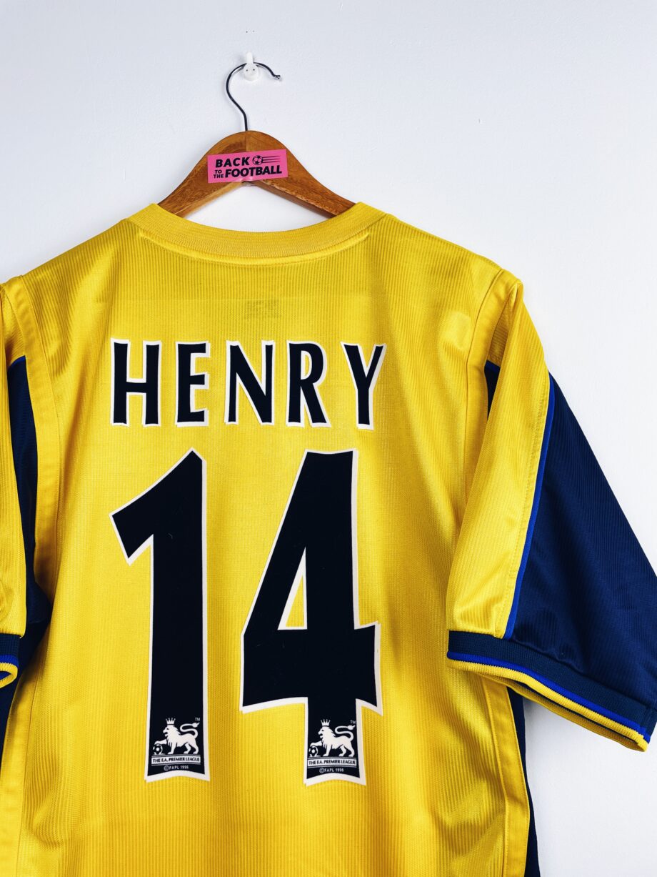 maillot vintage d'Arsenal 1999/2000 extérieur floqué Thierry Henry