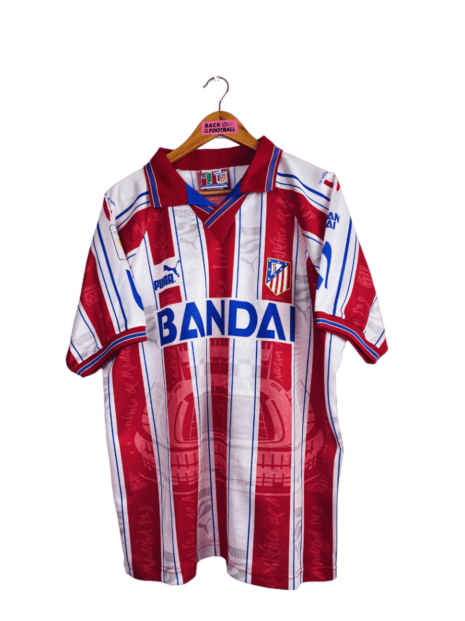 maillot vintage domicile de l'Atlético Madrid 1996/1997