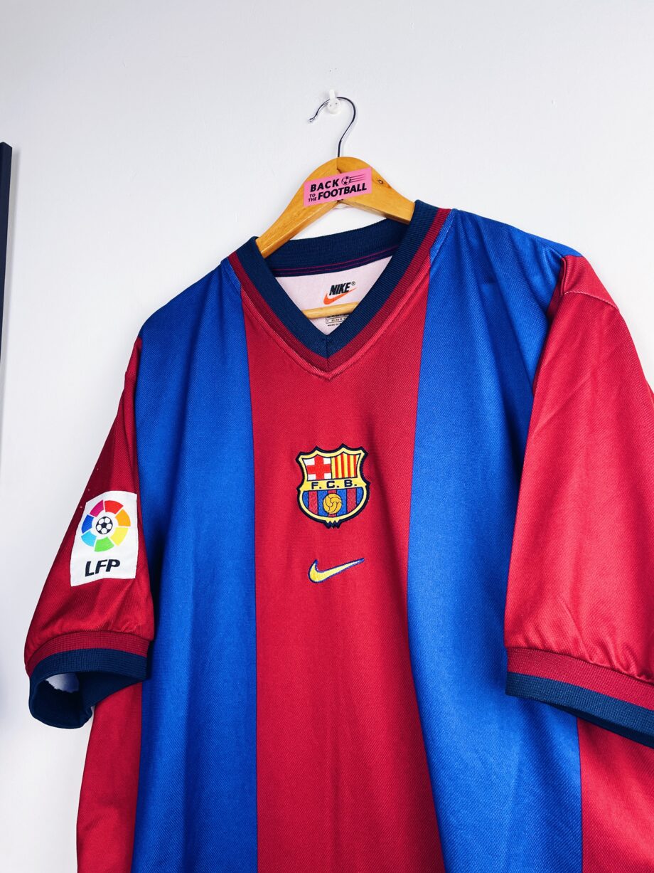 maillot vintage domicile du FC Barcelone 1998/2000