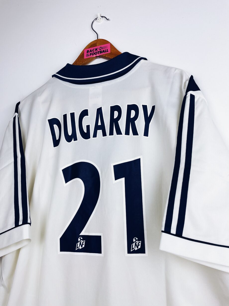 maillot vintage des Girondins de Bordeaux 2000/2001 extérieur floqué Dugarry