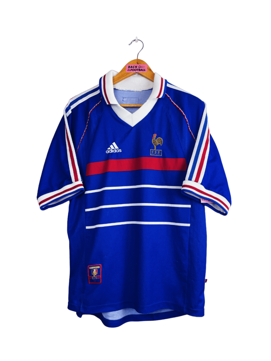 maillot vintage de l'équipe de France 1998 domicile