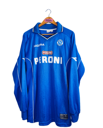 maillot vintage du Napoli 2000/2001 domicile en manches longues