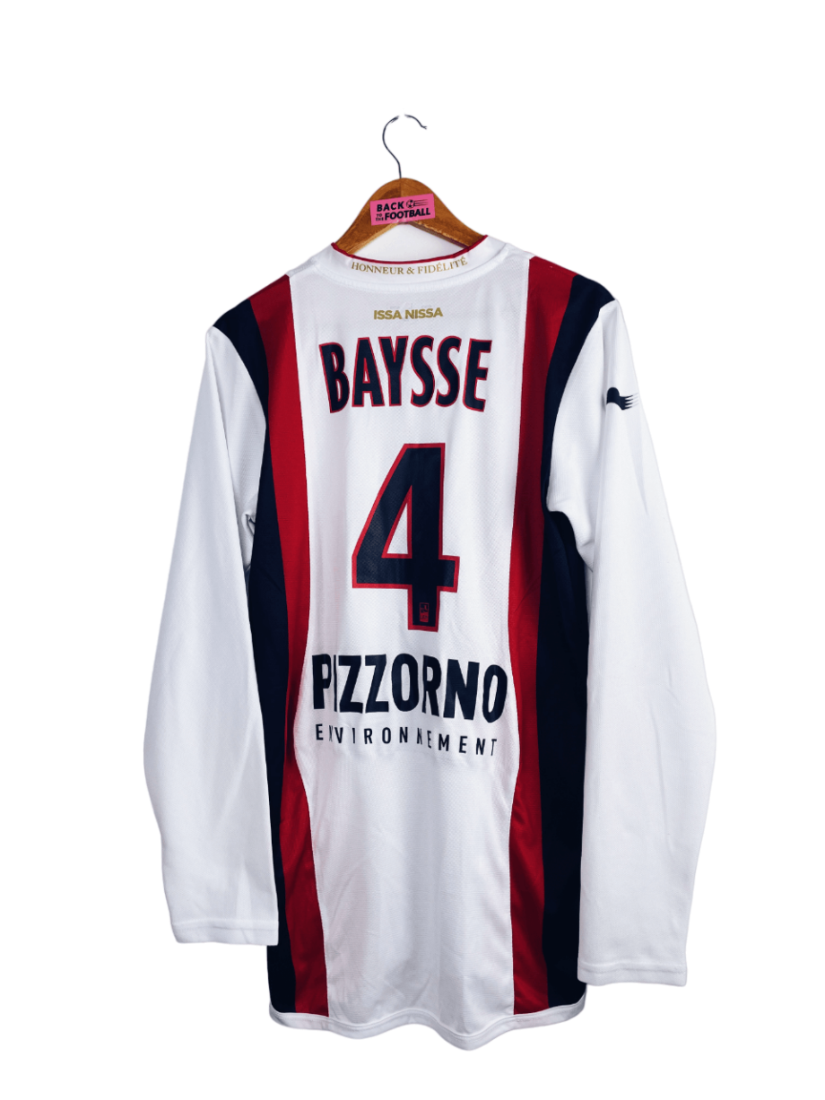 maillot vintage de l'OGC Nice 2015/2016 floqué Baysse en manches longues