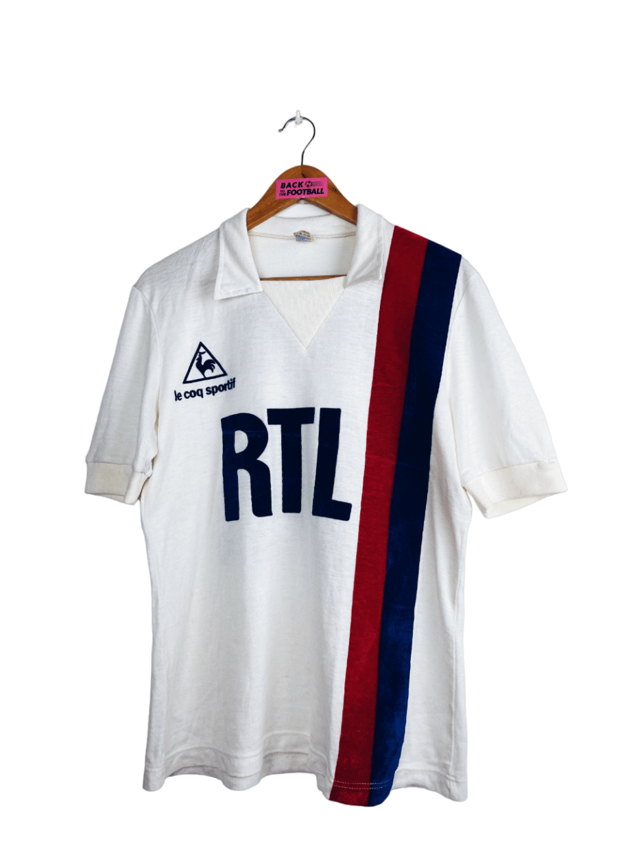 maillot vintage du PSG 1982/1984 préparé (match issue) ou porté (match worn)