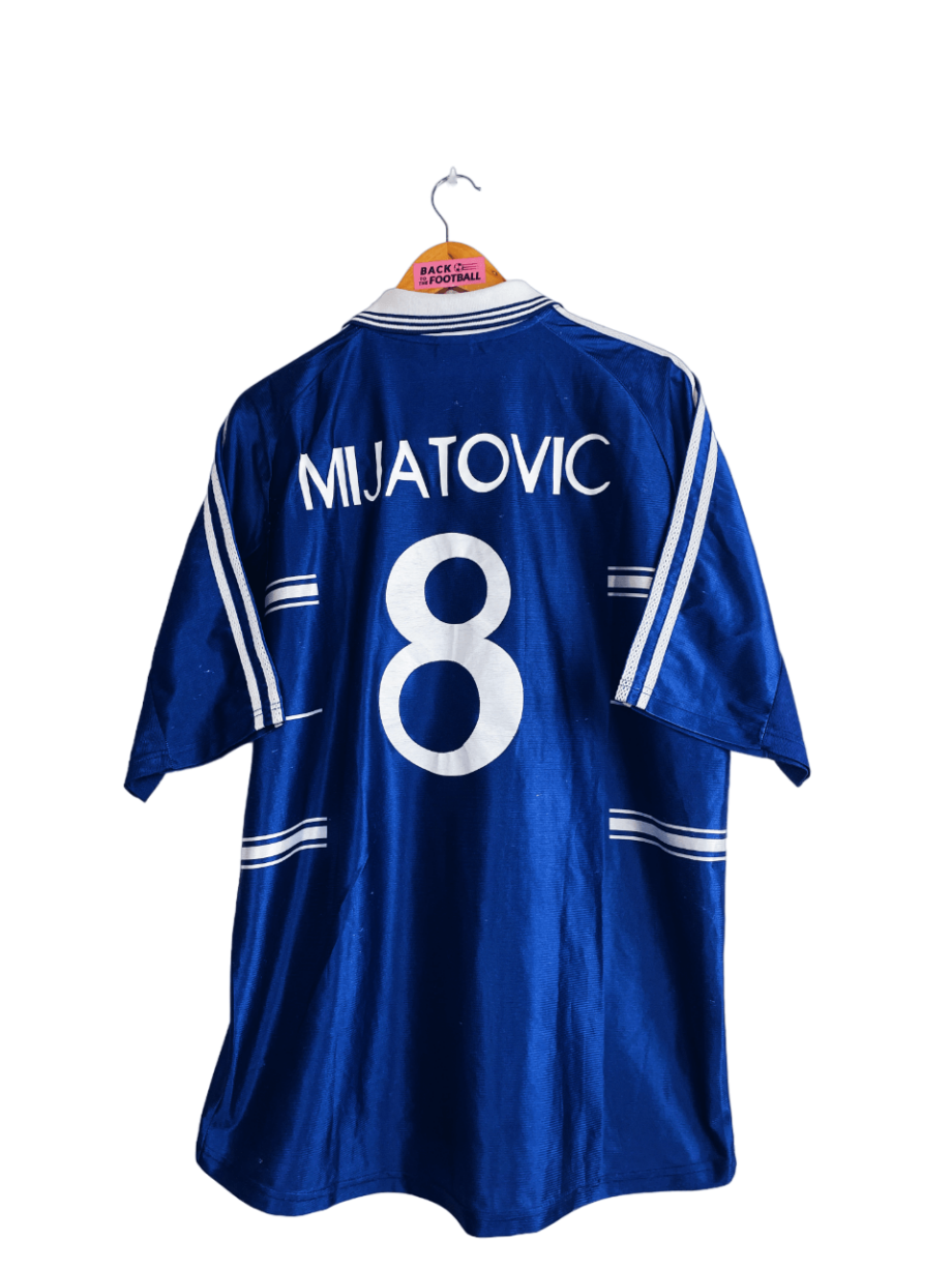 maillot vintage du Real Madrid 1998/1999 extérieur floqué Mijatovic