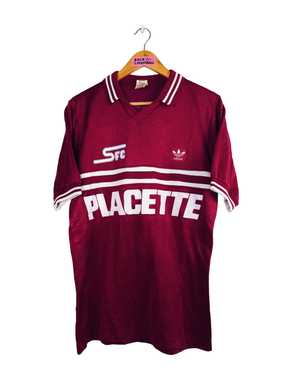 maillot vintage du Servette FC 1983/1987 préparé (match issue) ou porté (match worn) par le numéro 5