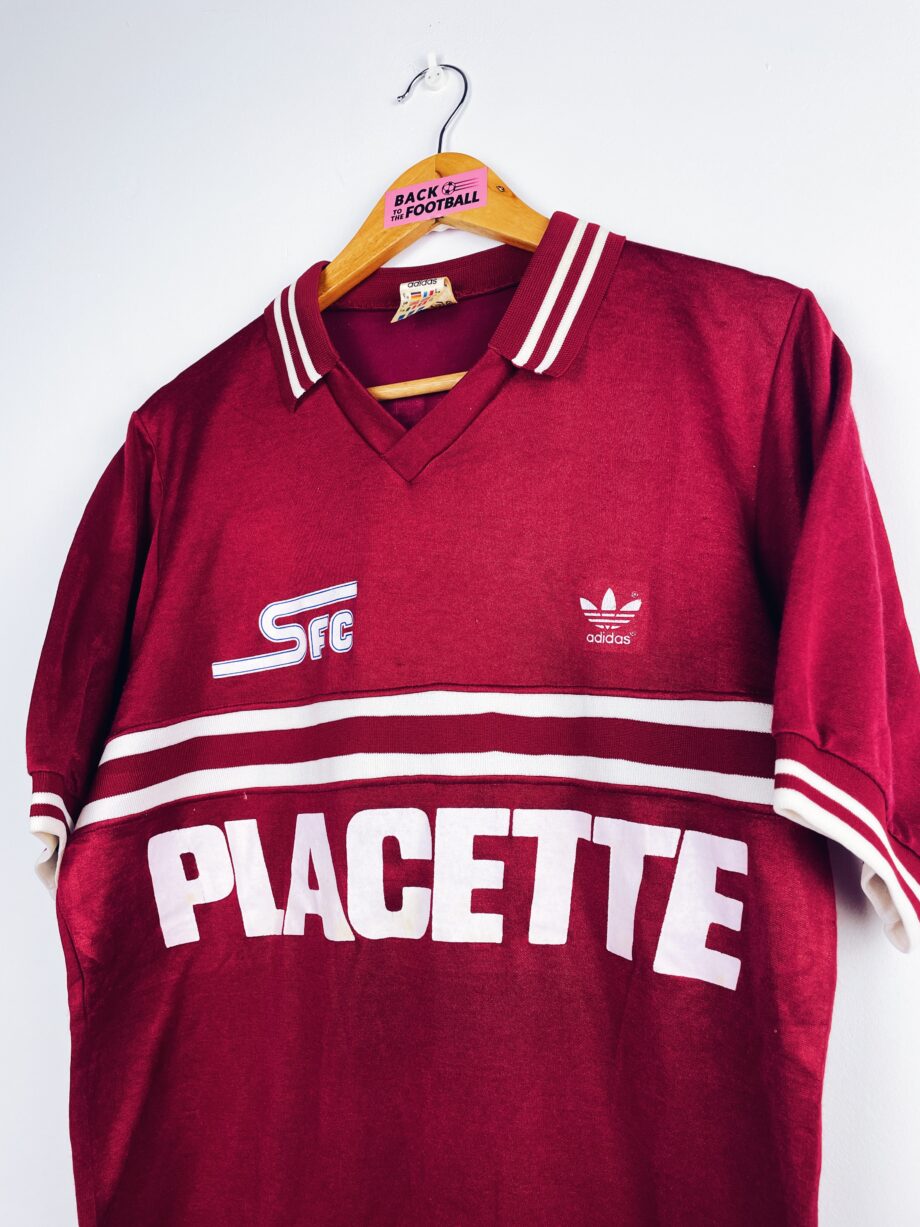 maillot vintage du Servette FC 1983/1987 préparé (match issue) ou porté (match worn) par le numéro 5