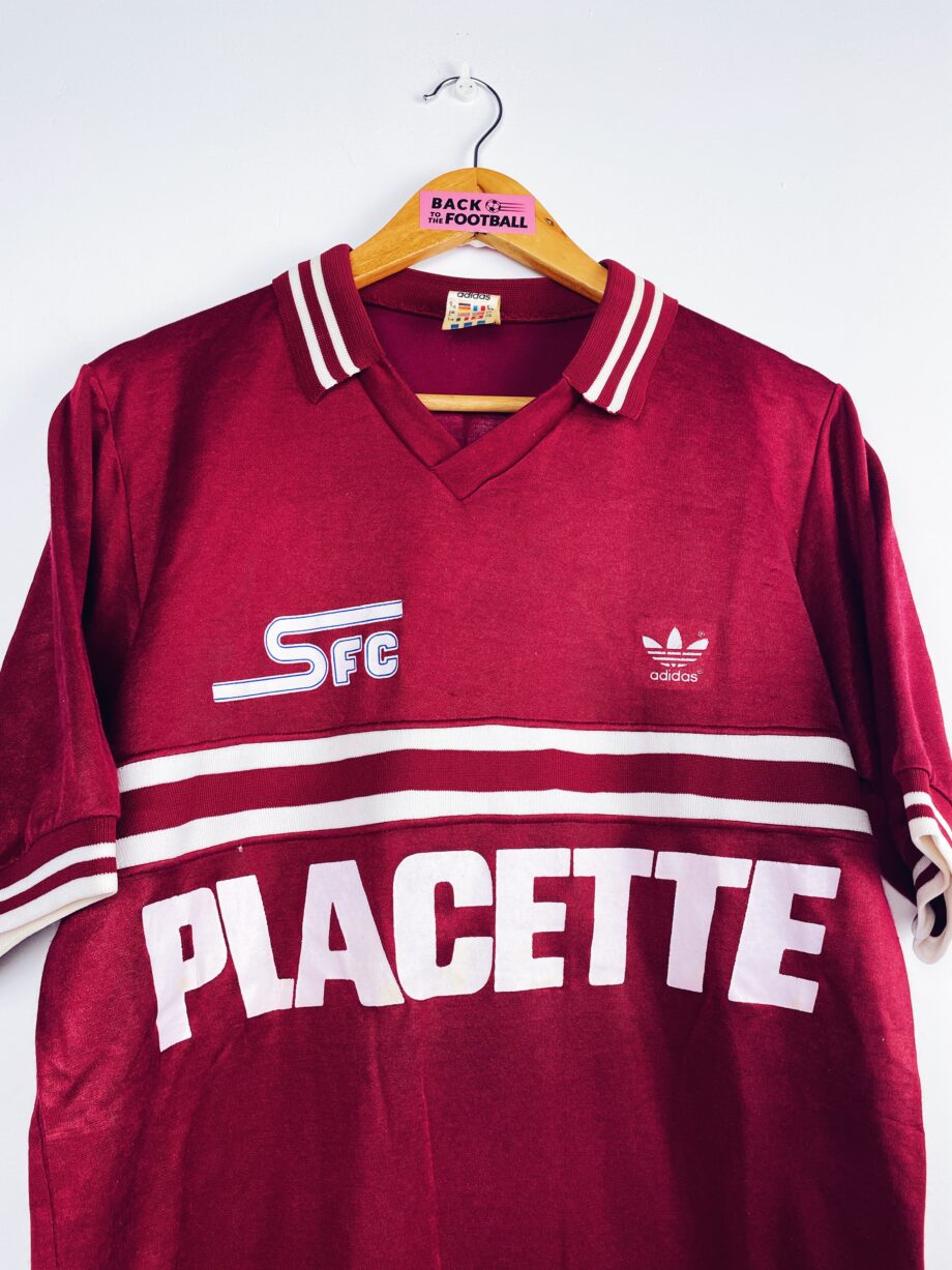 maillot vintage du Servette FC 1983/1987 préparé (match issue) ou porté (match worn) par le numéro 5