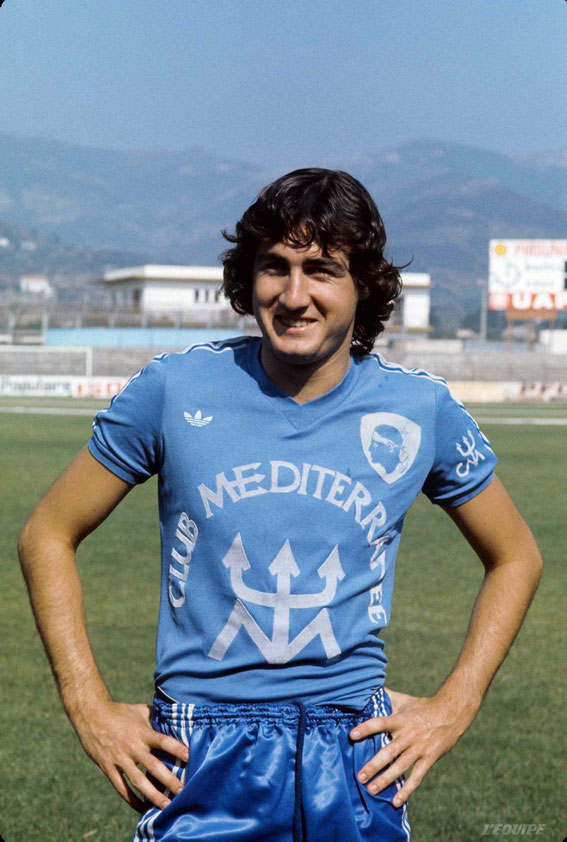 maillot vintage du SC Bastia 1976/1979