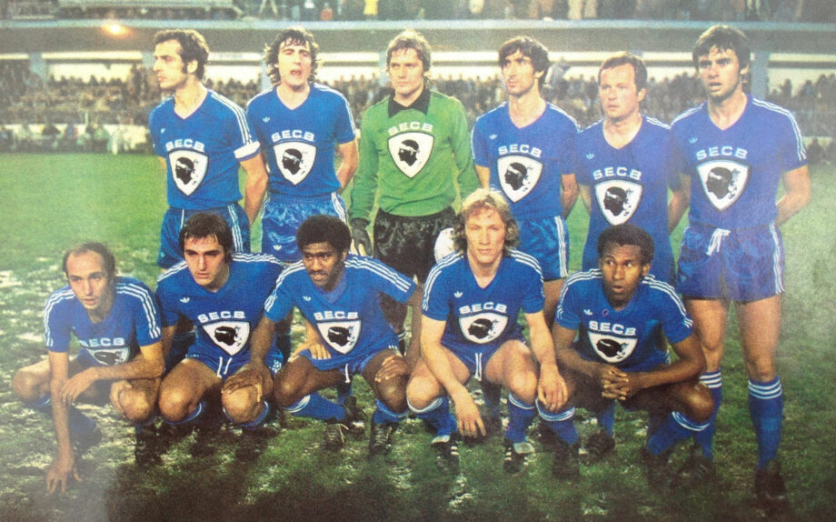 maillot vintage domicile du SC Bastia 1977/1978