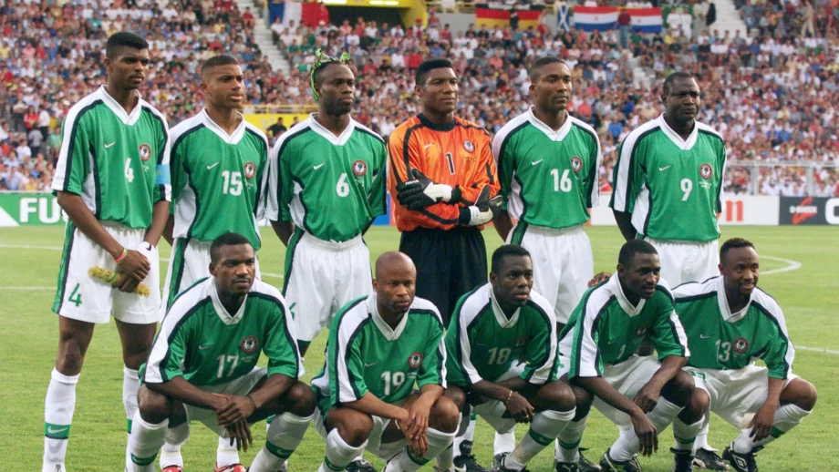 maillot vintage du Nigéria 1998 domicile