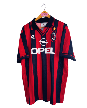 maillot vintage domicile de l'AC Milan 1996/1997