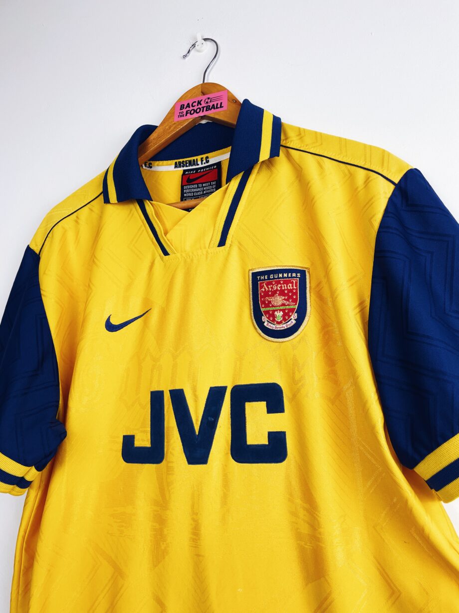maillot vintage extérieur d'Arsenal 1996/1997