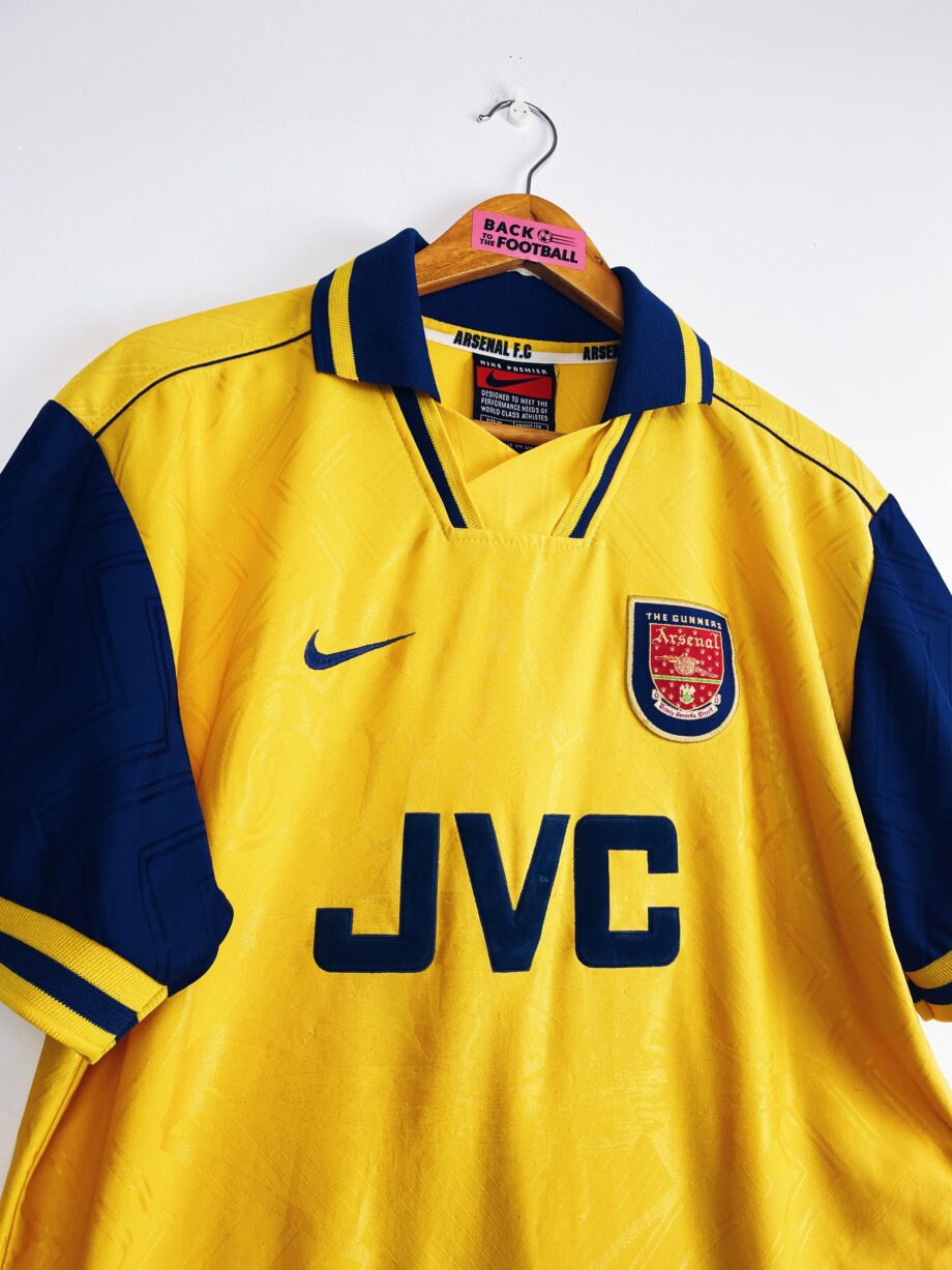 maillot vintage extérieur d'Arsenal 1996/1997