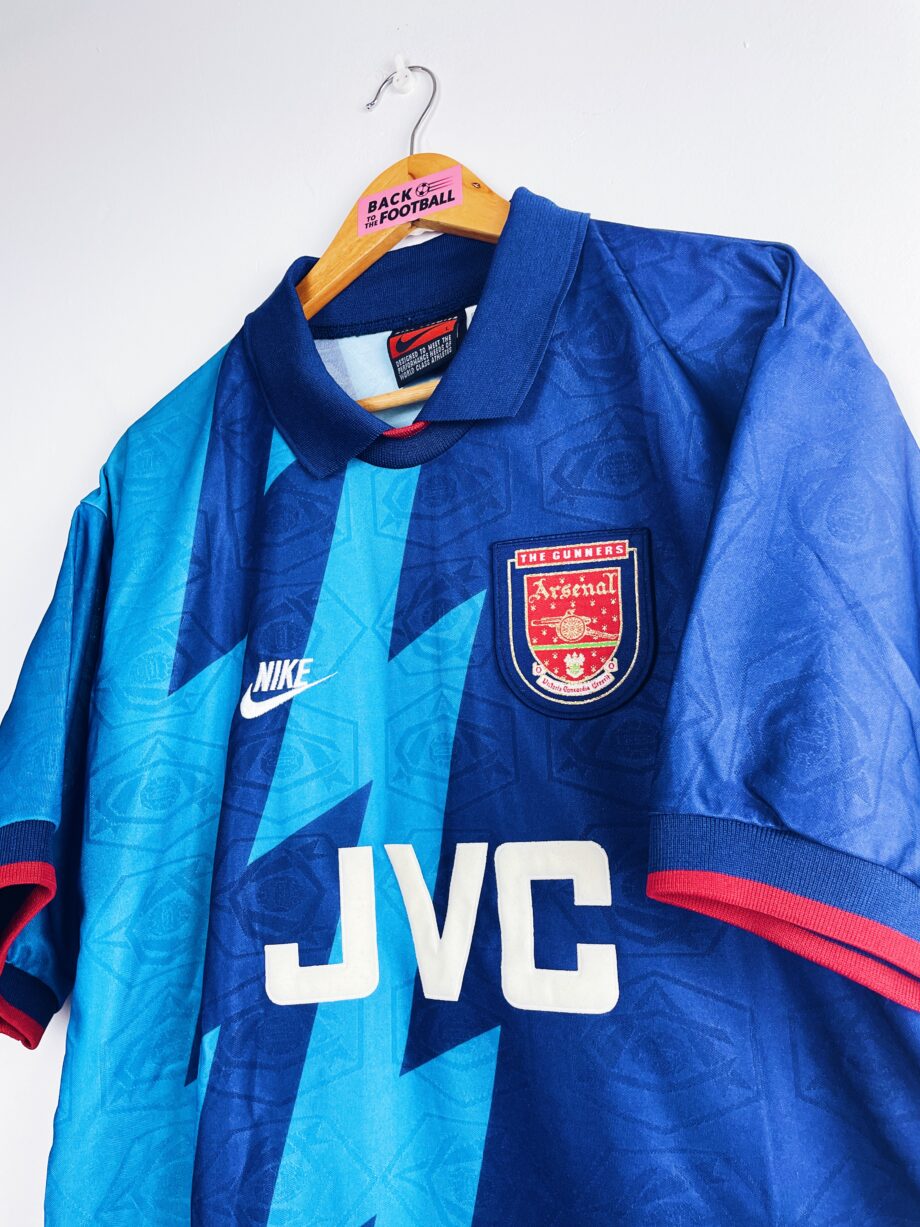 maillot vintage Arsenal 1995/1996 extérieur