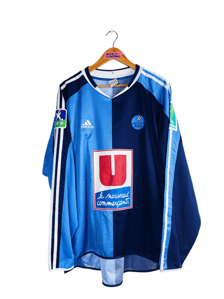 maillot vintage domicile du Havre 2004/2006 porté (match worn) ou préparé (match issue) pour Jager #11