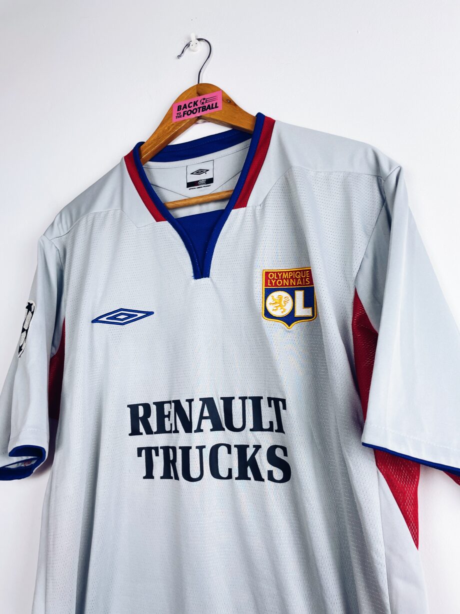 maillot vintage third de l'OL 2004/2005 préparé (match issue) pour Diatta #15 lors d'un match d'UCL