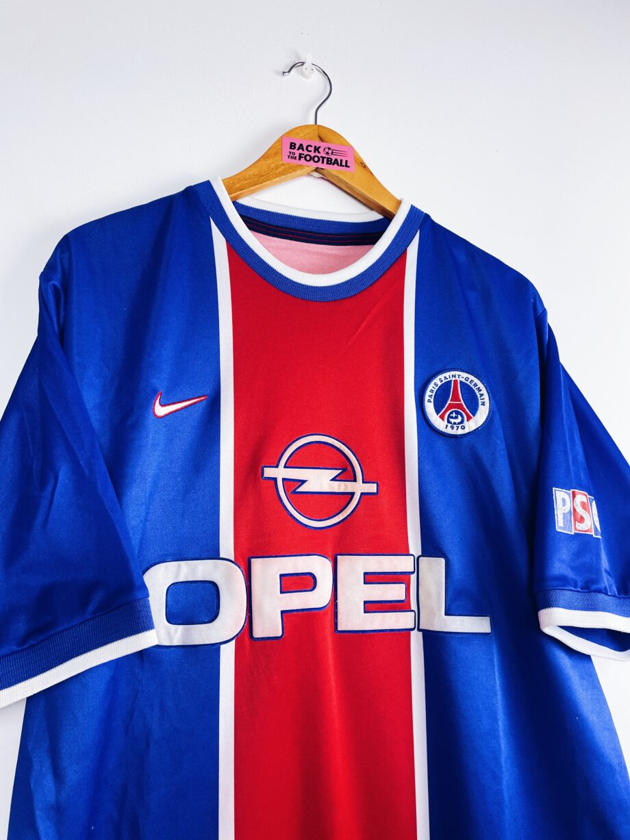 maillot vintage domicile du PSG 1999/2000 floqué Robert #11