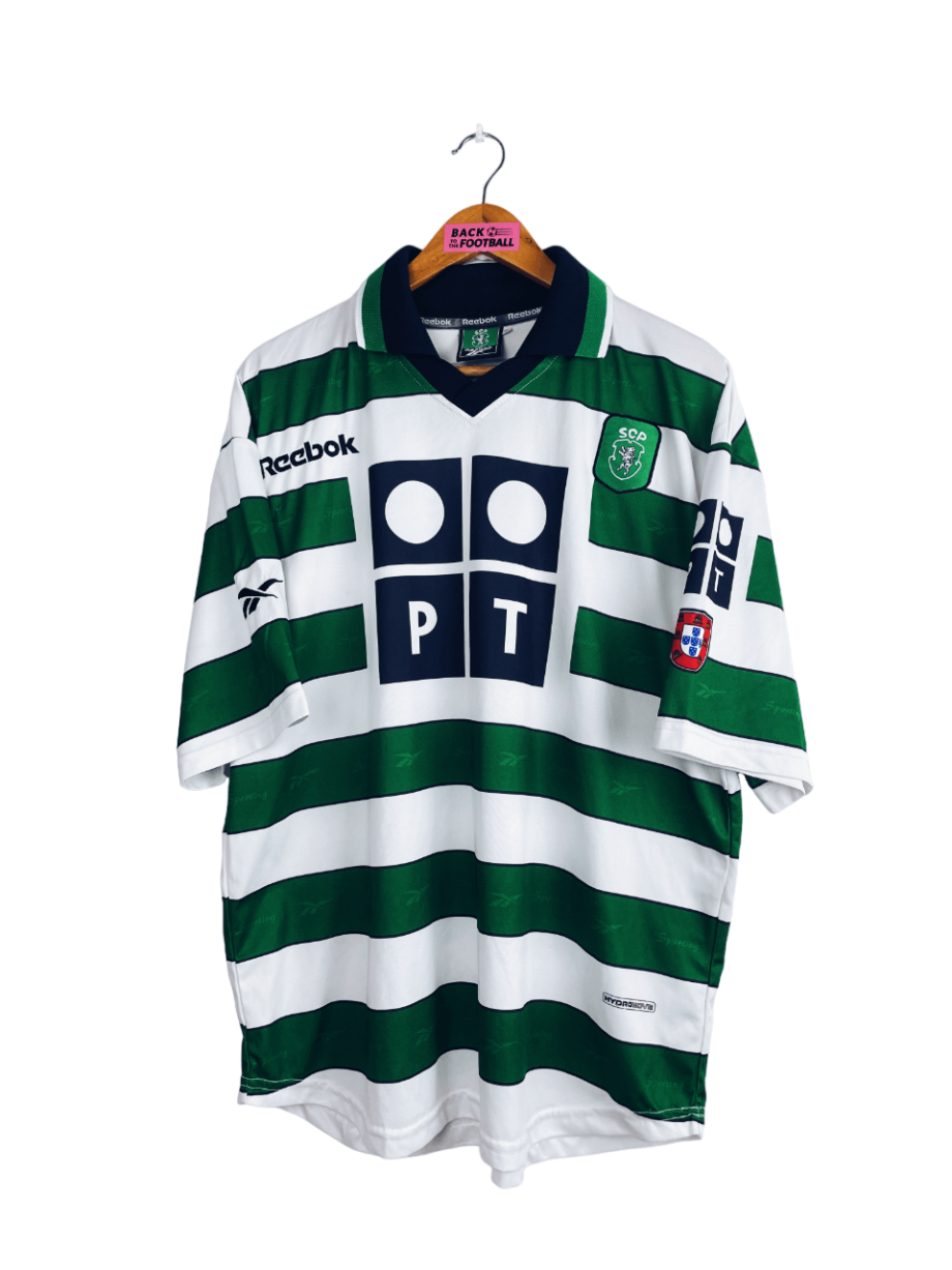 maillot vintage domicile du Sporting Portugal 2000/2001