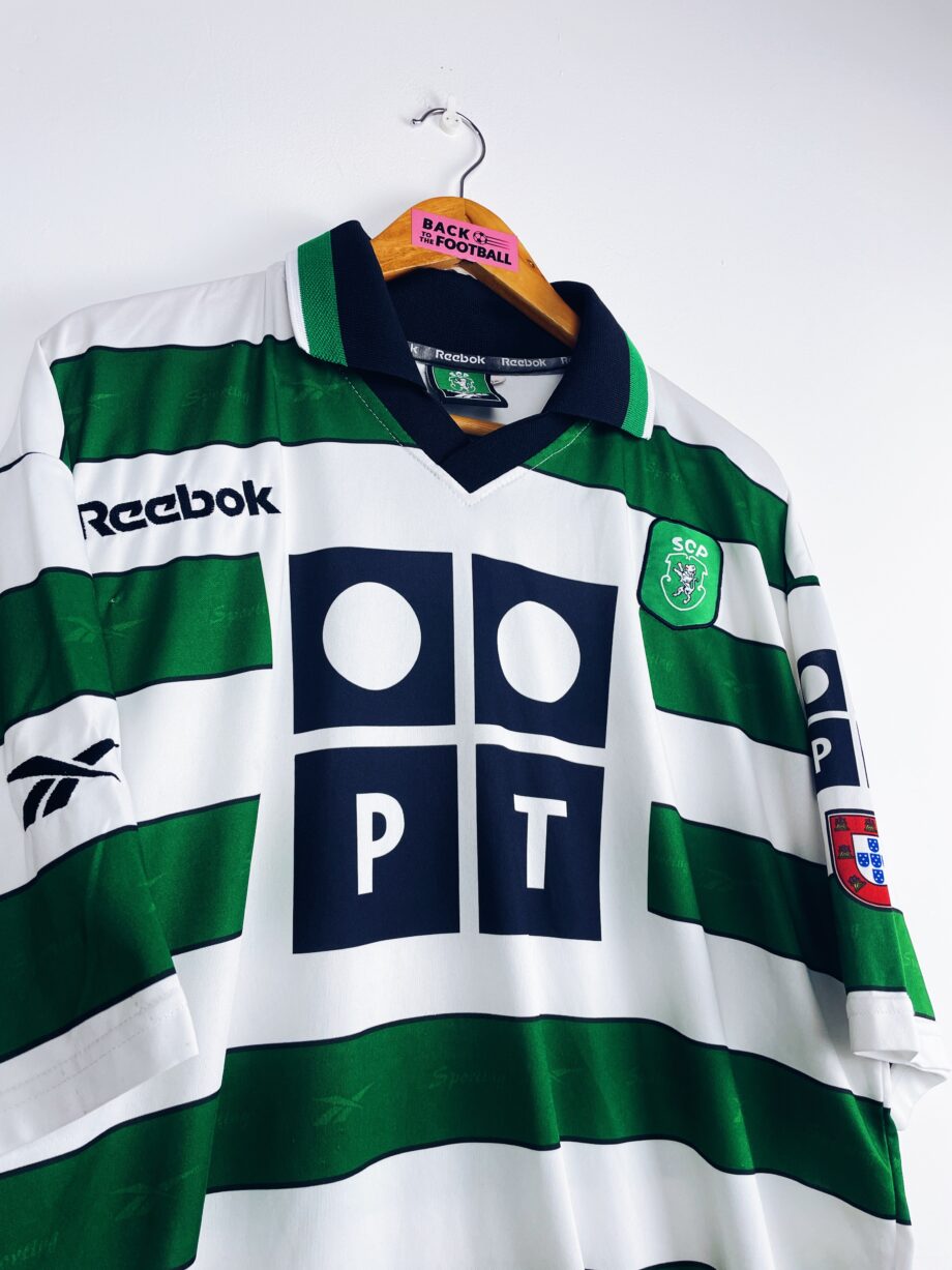 maillot vintage domicile du Sporting Portugal 2000/2001