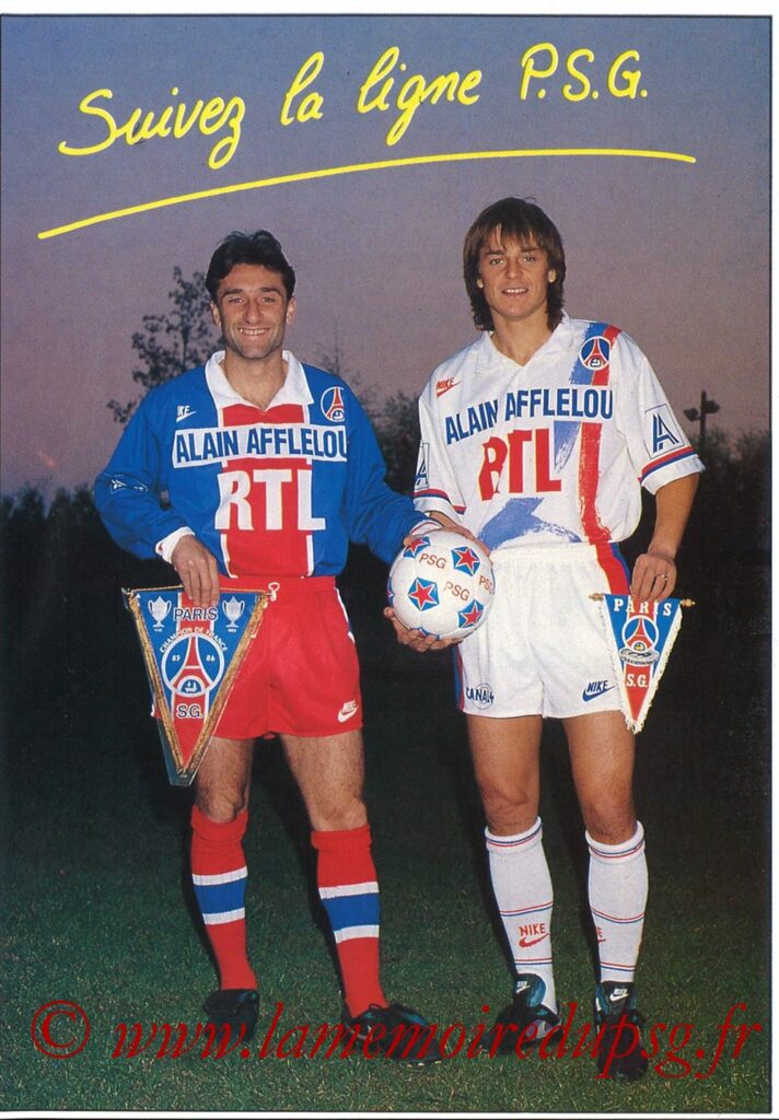 top 10 des plus beaux maillots du PSG : maillot vintage domicile 1990/1991