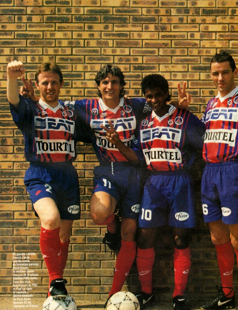 top 10 des plus beaux maillots du PSG : maillot vintage domicile 1993/1994