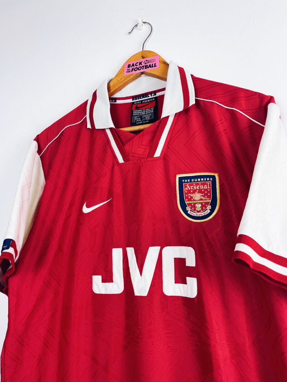 maillot vintage domicile d'Arsenal 1996/1997