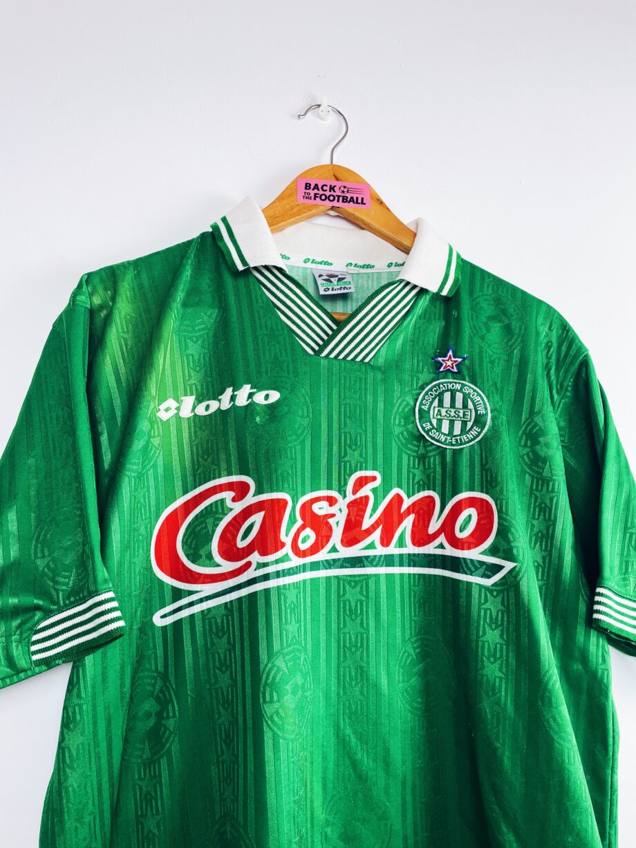 maillot vintage domicile de l'AS Saint-Etienne 1997/1998