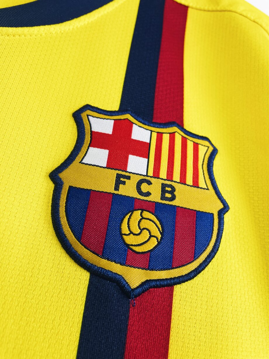 maillot vintage extérieur du FC Barcelone 2008/2009 manches longues