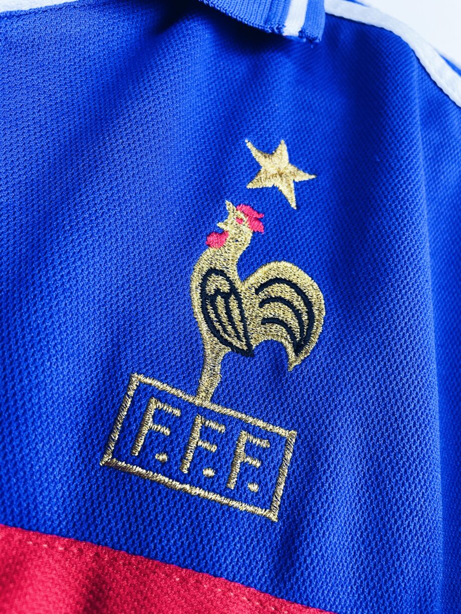 maillot vintage de l'équipe de France 2000 utilisé pour l'Euro