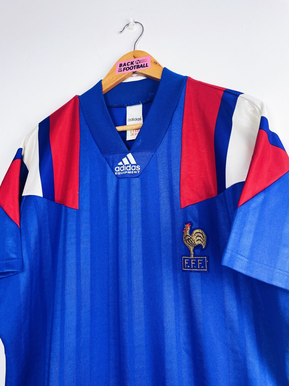 maillot vintage domicile de l'équipe de France 1992