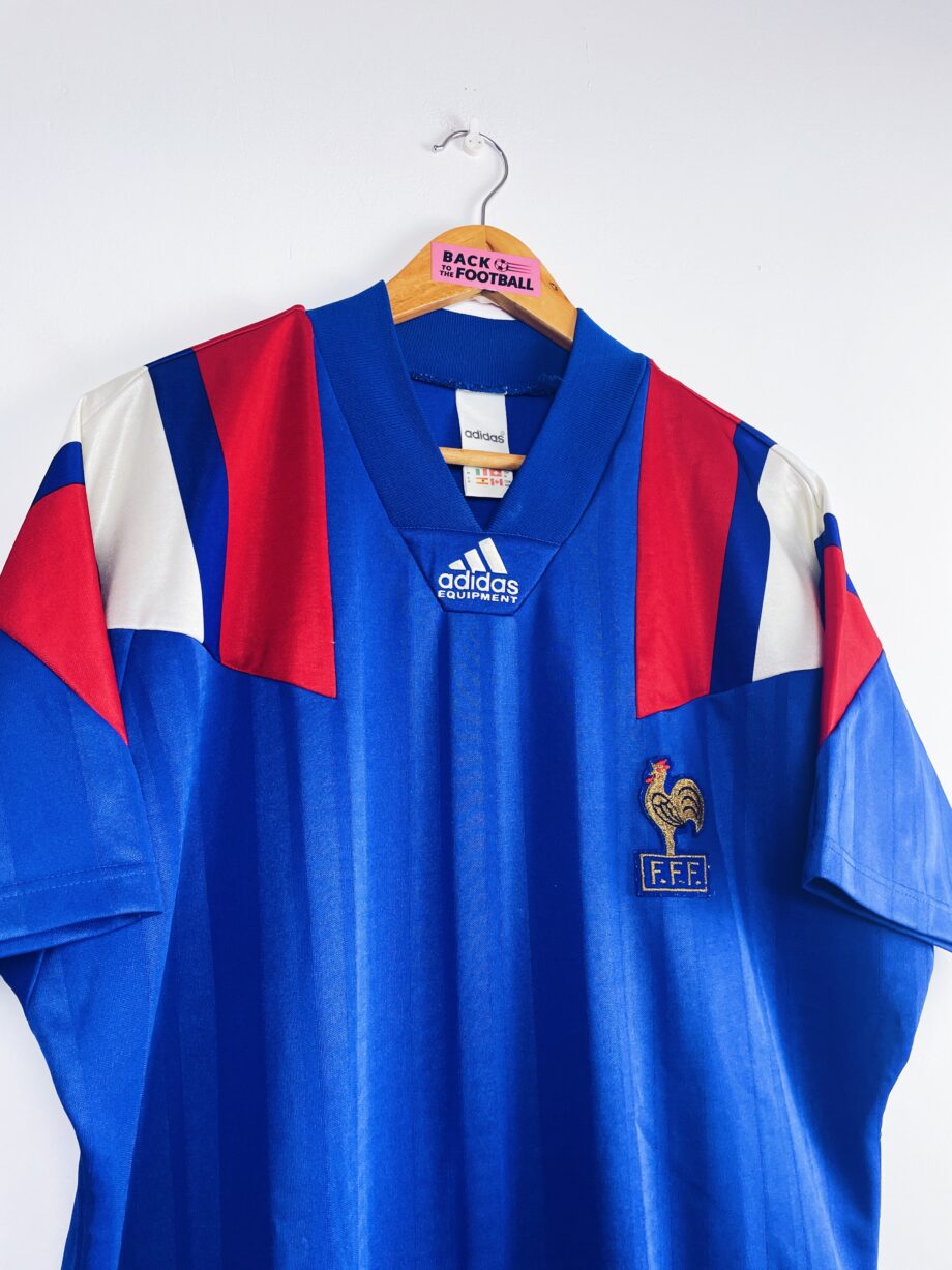 maillot vintage domicile de l'équipe de France 1992