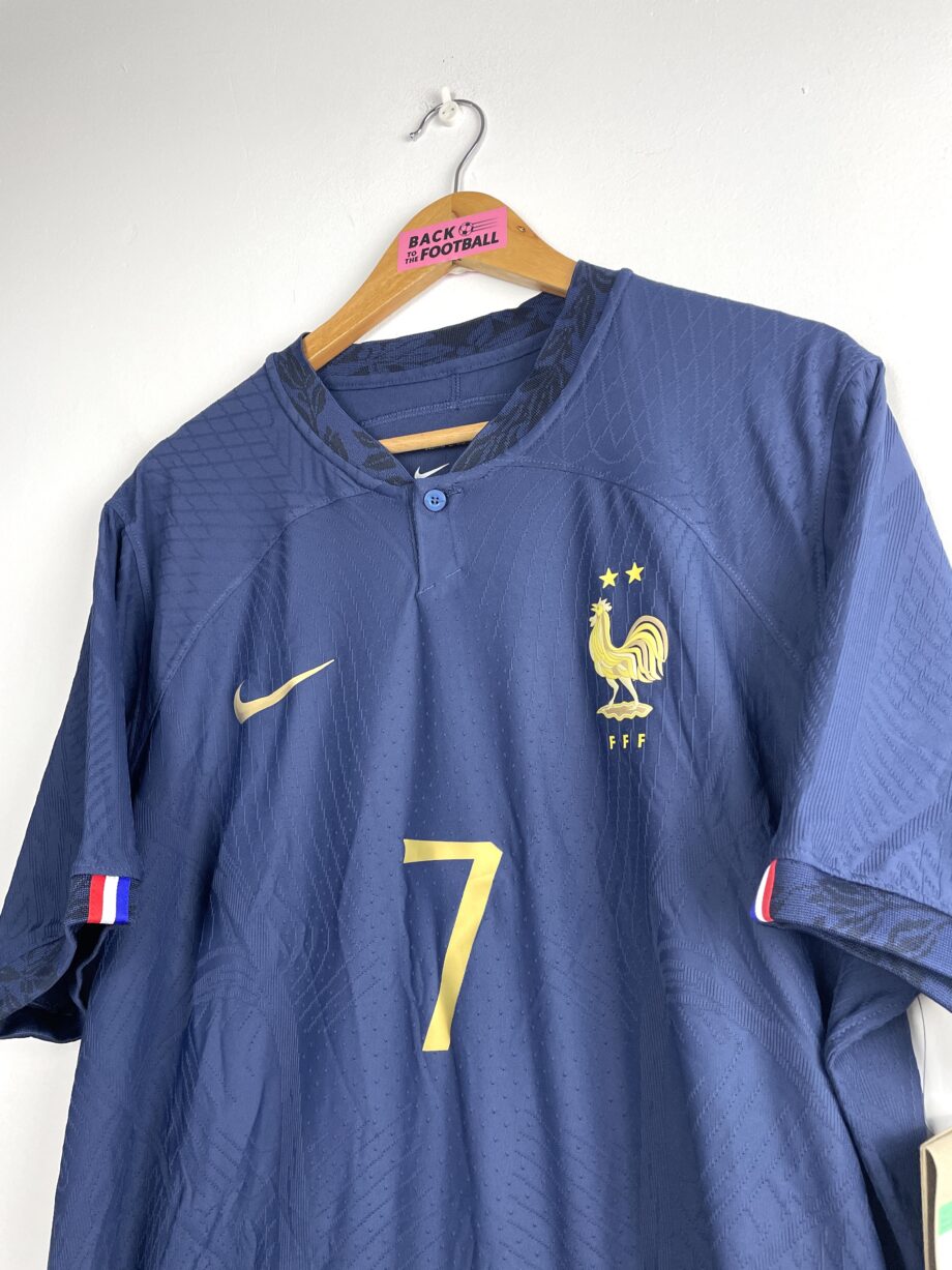 maillot domicile de l'équipe de France 2022 floqué Griezmann version pro
