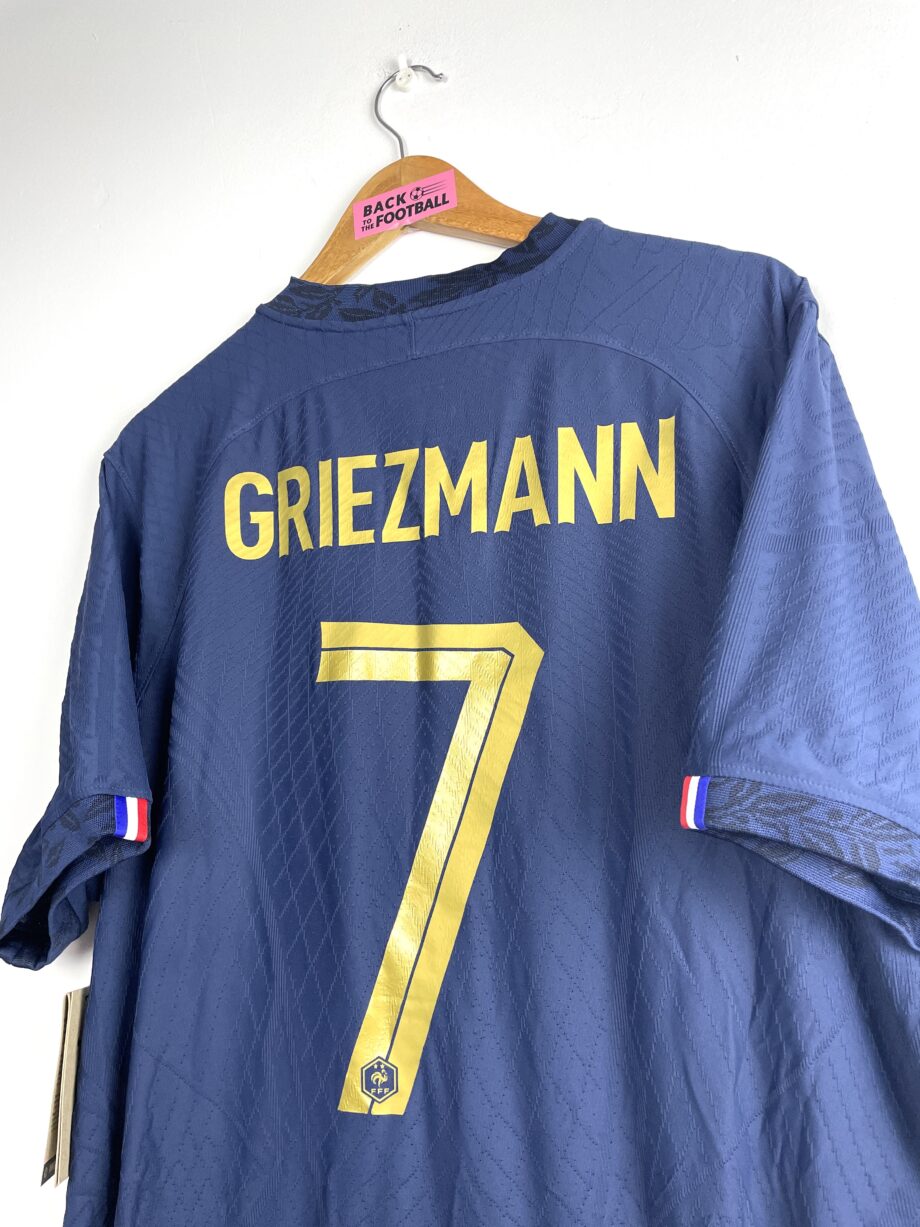 maillot domicile de l'équipe de France 2022 floqué Griezmann version pro