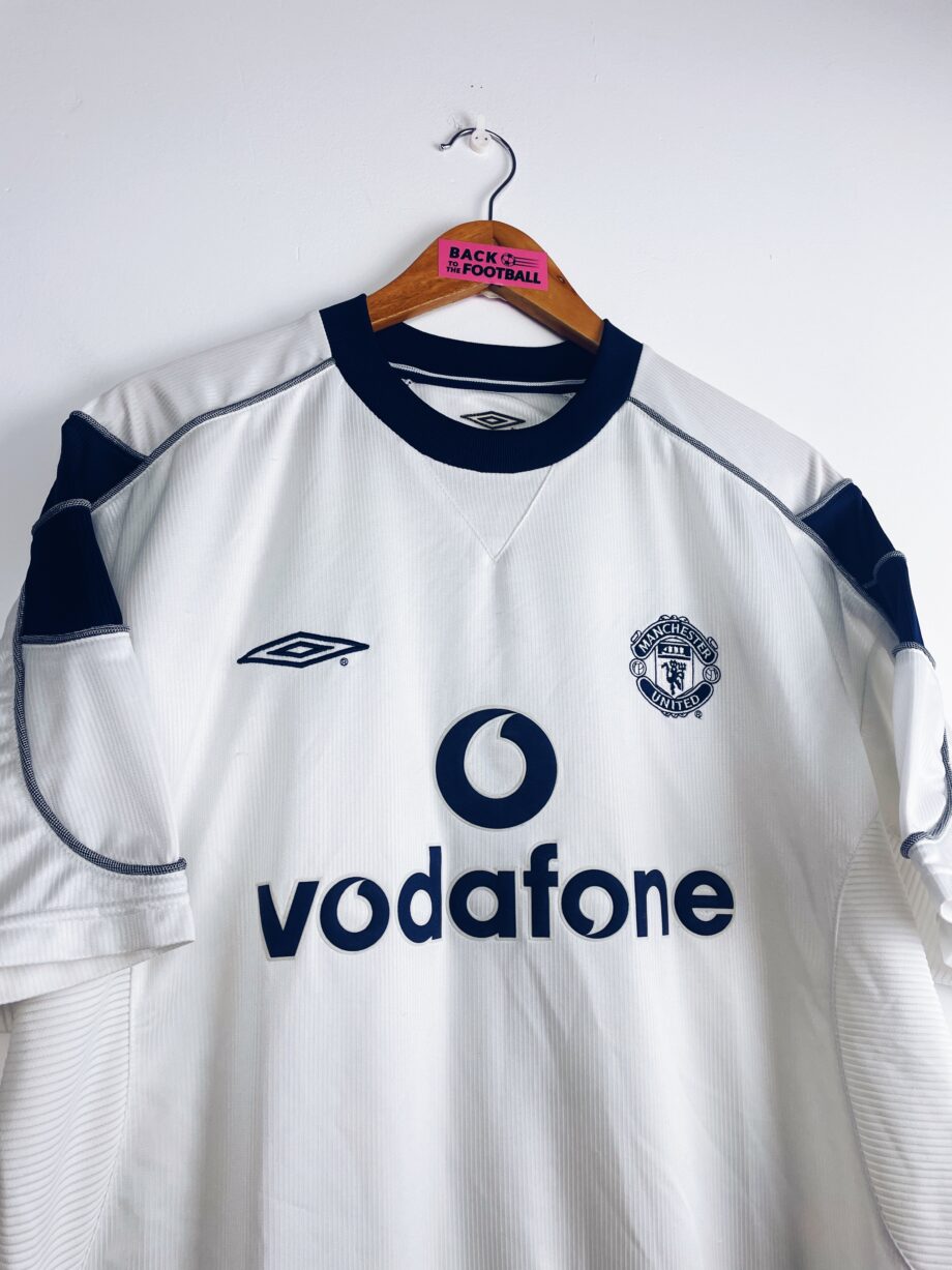 maillot vintage extérieur de Manchester United 2000/2001 floqué Beckham #7