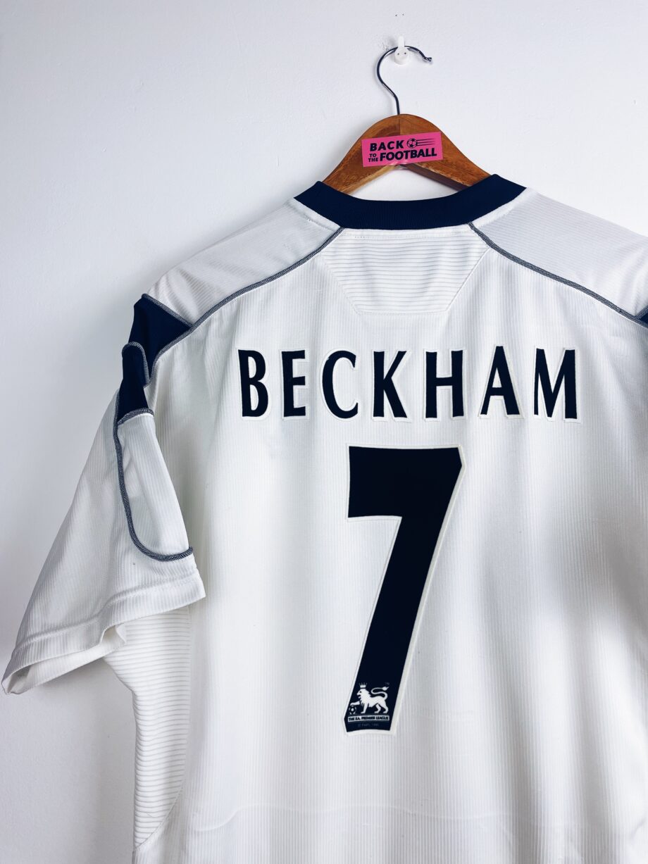 maillot vintage extérieur de Manchester United 2000/2001 floqué Beckham #7