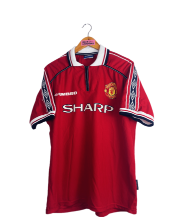 maillot vintage domicile de Manchester United 1998/2000