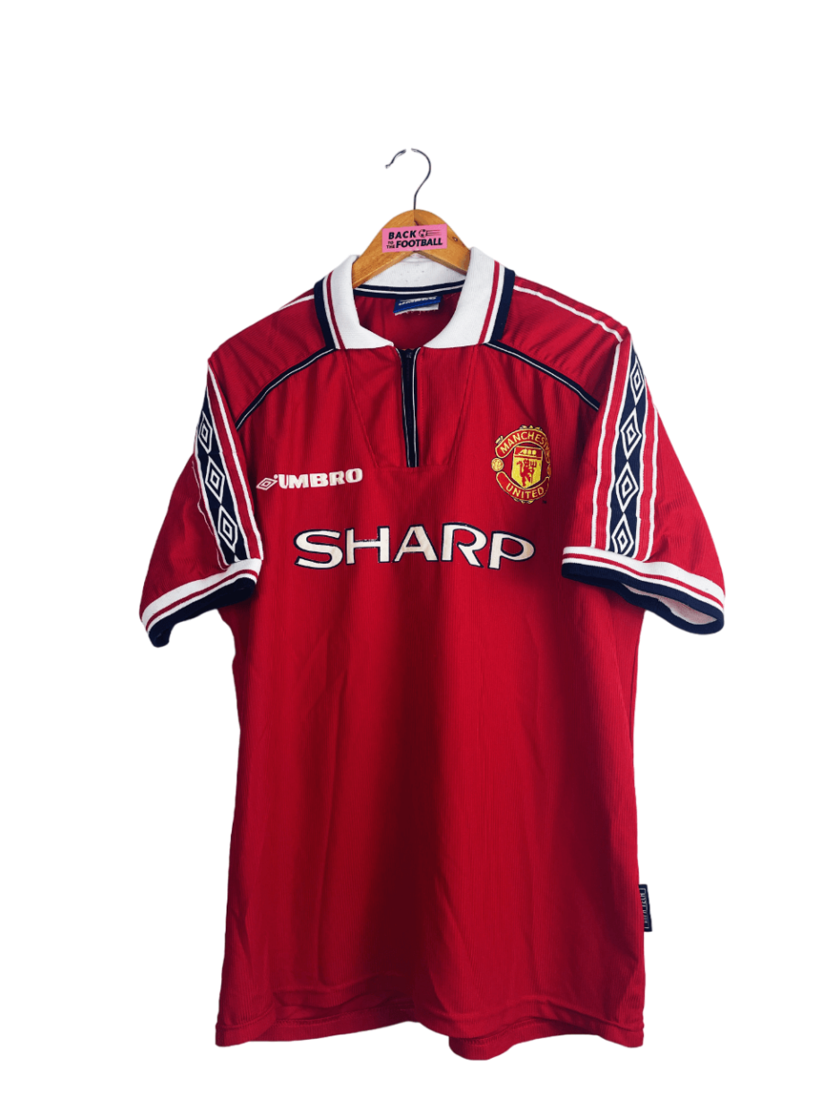 maillot vintage domicile de Manchester United 1998/2000