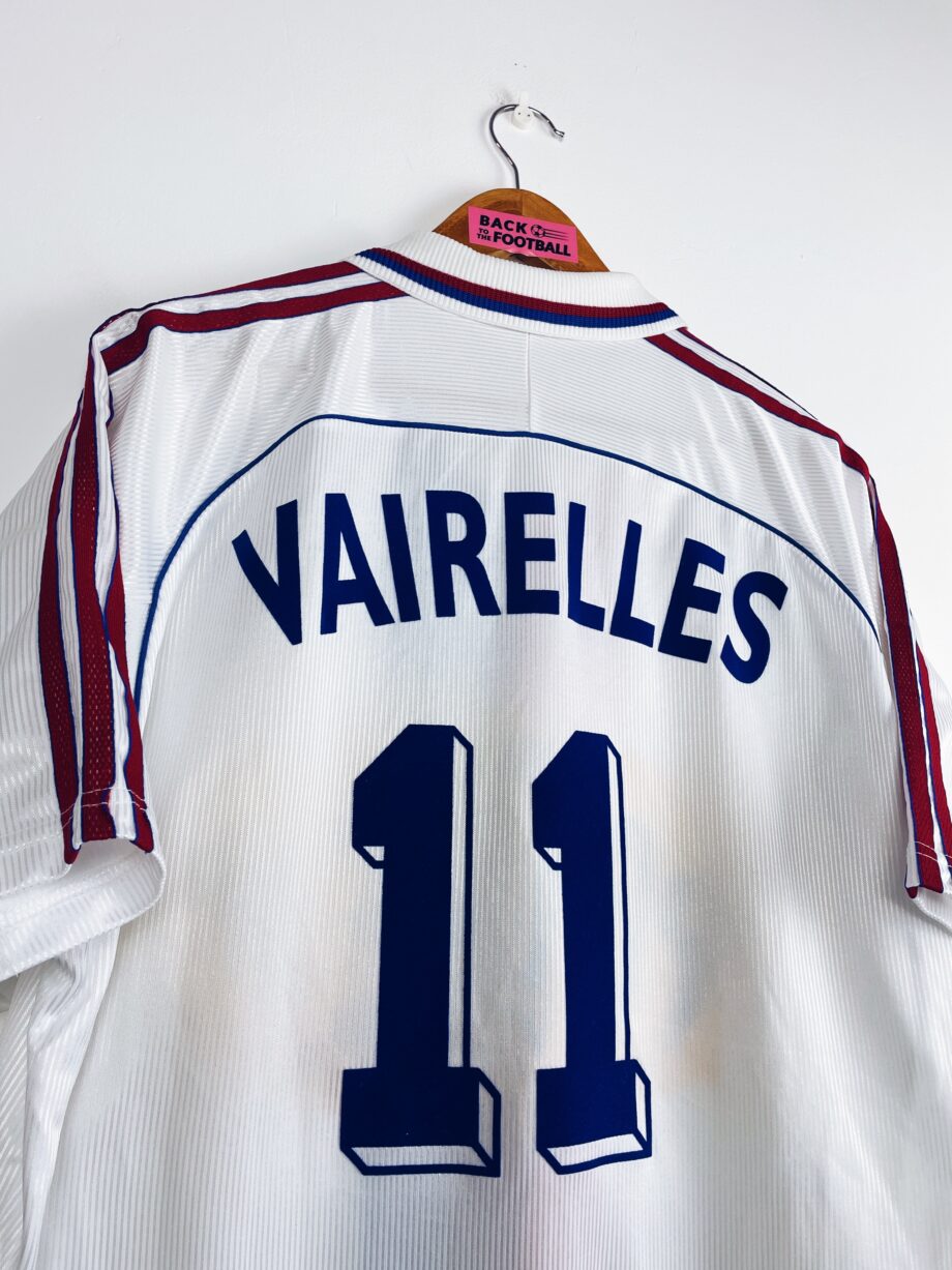 maillot vintage de l'OL 1999/2000 floqué Vairelles #11