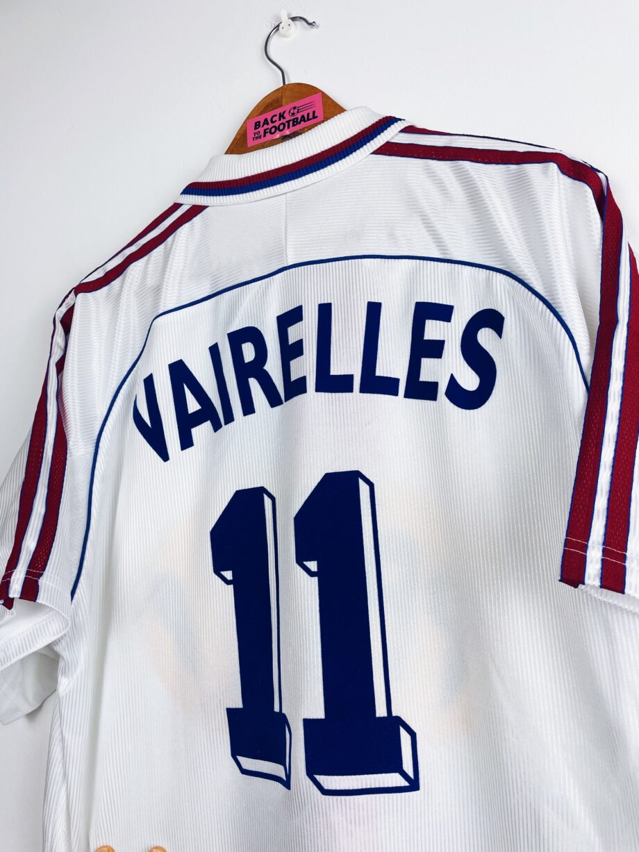 maillot vintage de l'OL 1999/2000 floqué Vairelles #11