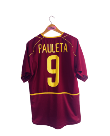 maillot vintage domicile du Portugal 2002/2004 floqué Pauleta
