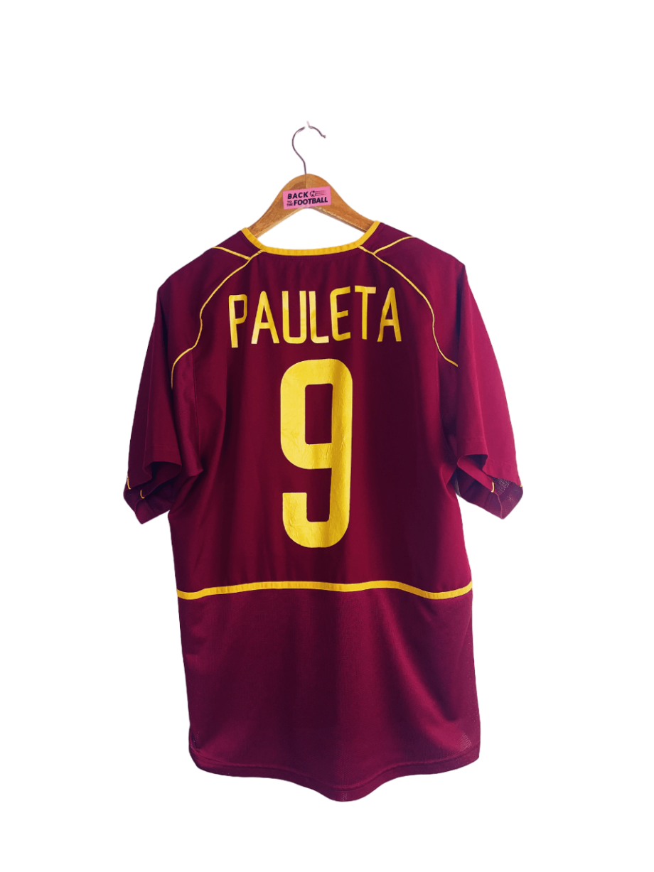 maillot vintage domicile du Portugal 2002/2004 floqué Pauleta