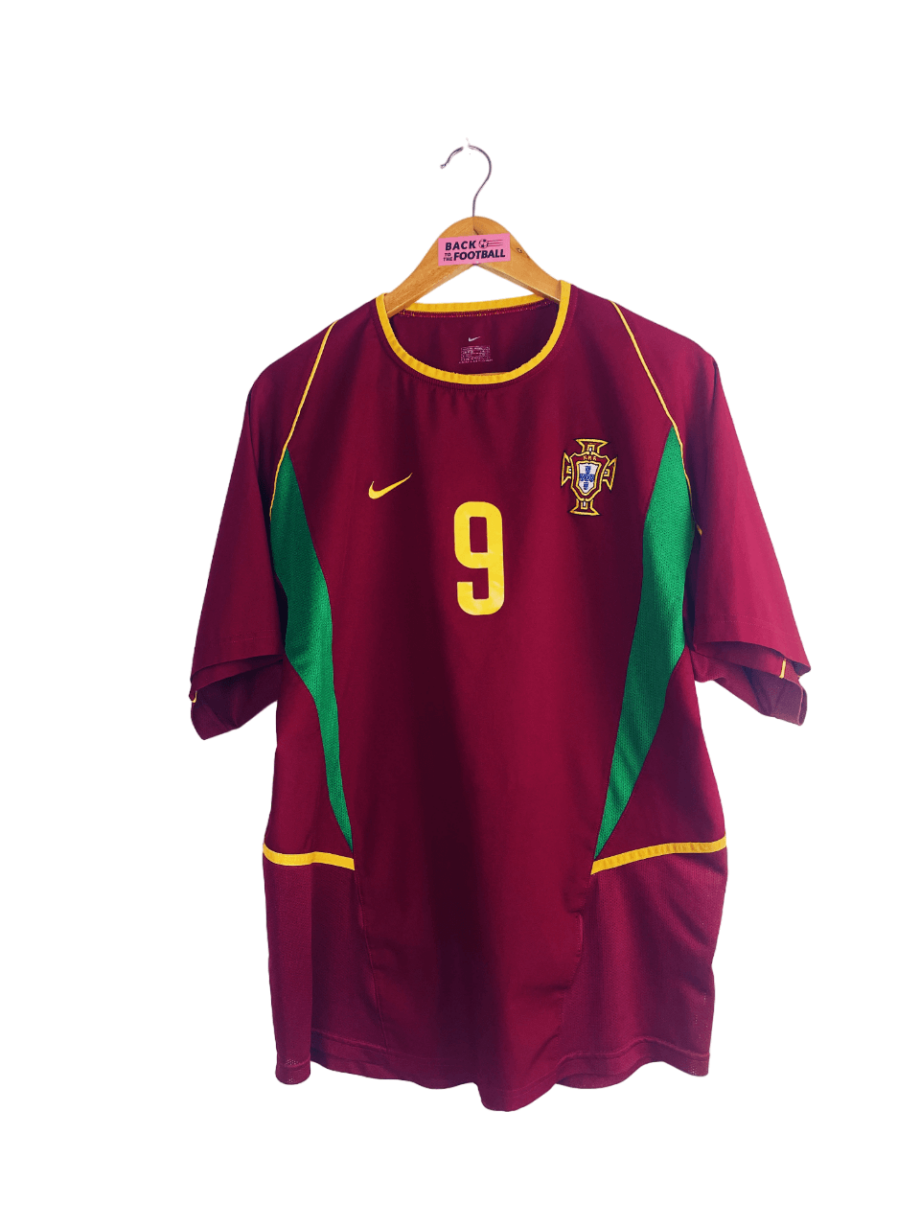 maillot vintage domicile du Portugal 2002/2004 floqué Pauleta