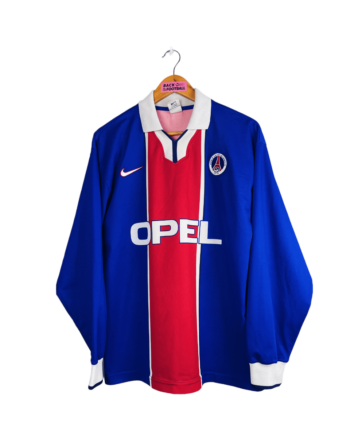 maillot vintage domicile du PSG 1997/1998 manches longues stock pro (player issue)